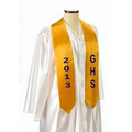 Custom 60" Graduation Sash - Gold